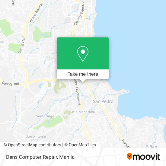 Dens Computer Repair map