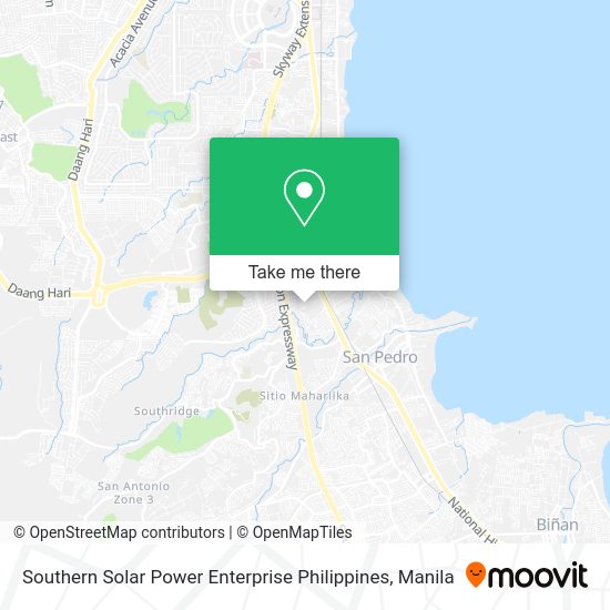 Southern Solar Power Enterprise Philippines map
