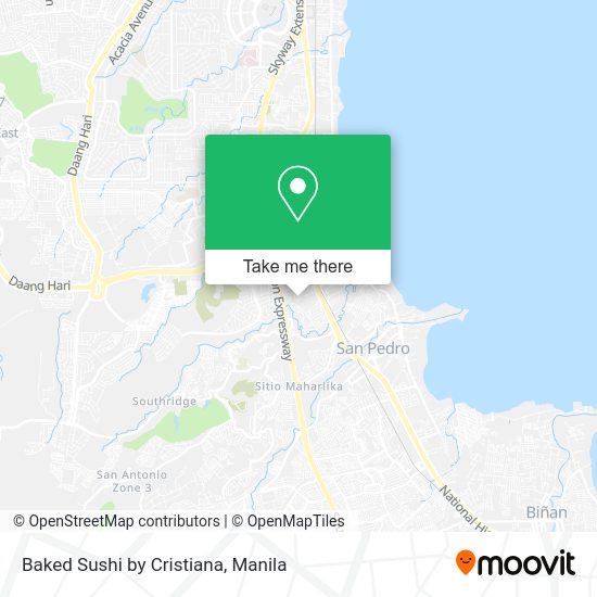 Baked Sushi by Cristiana map