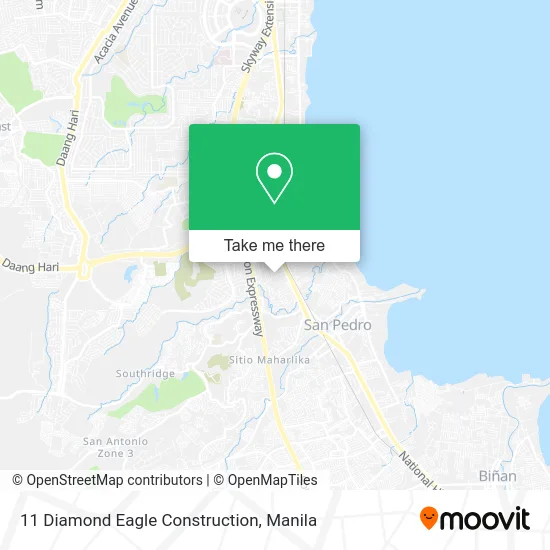 11 Diamond Eagle Construction map