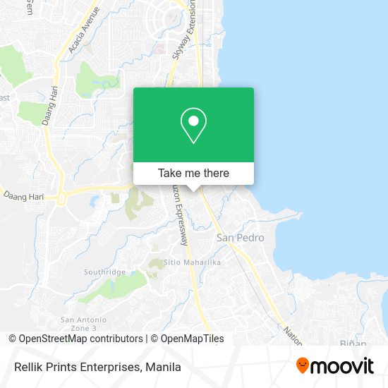 Rellik Prints Enterprises map