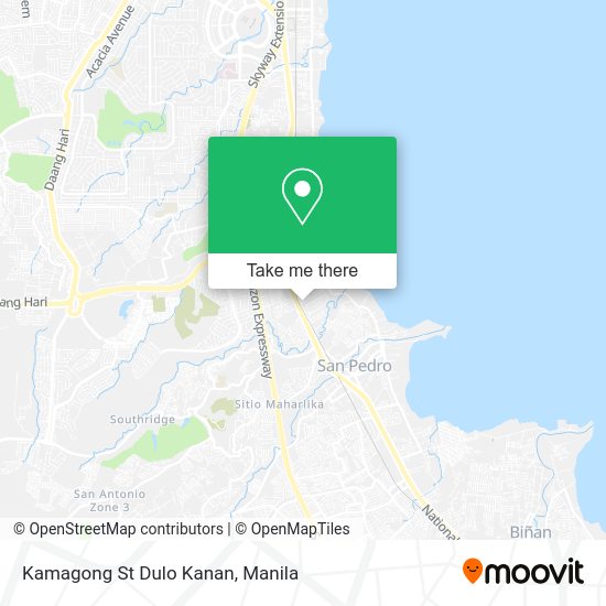 Kamagong St Dulo Kanan map