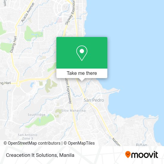 Creacetion It Solutions map