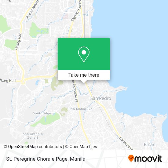 St. Peregrine Chorale Page map