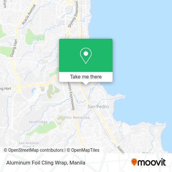 Aluminum Foil Cling Wrap map
