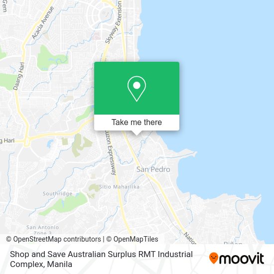 Shop and Save Australian Surplus RMT Industrial Complex map