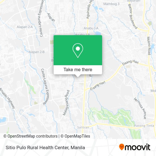 Sitio Pulo Rural Health Center map