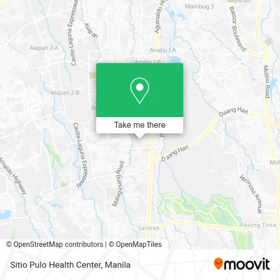 Sitio Pulo Health Center map
