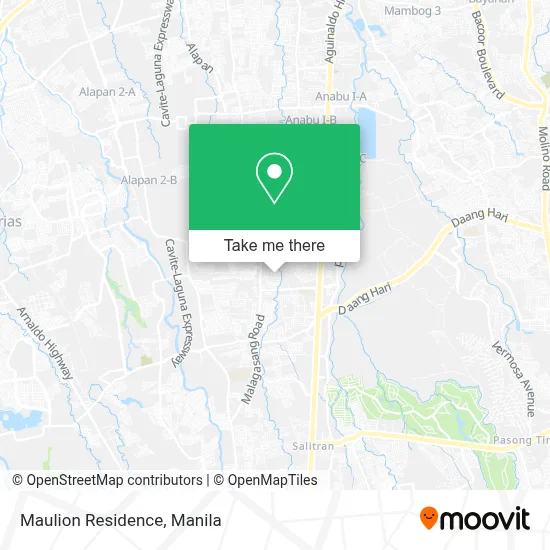 Maulion Residence map