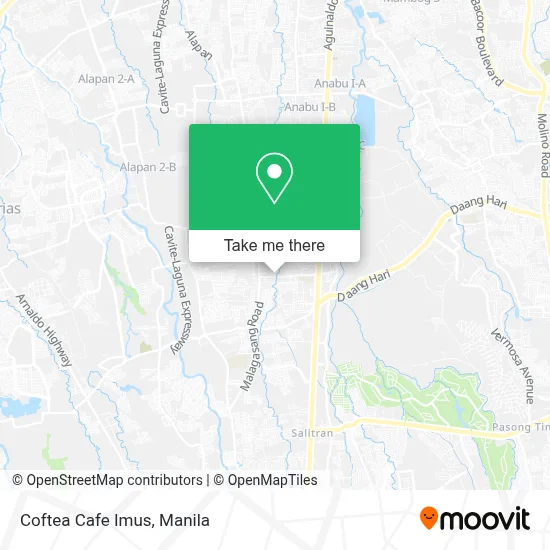 Coftea Cafe Imus map