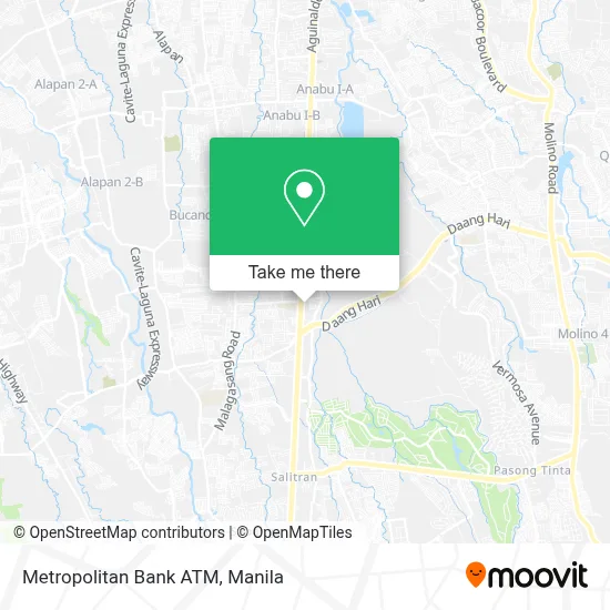 Metropolitan Bank ATM map