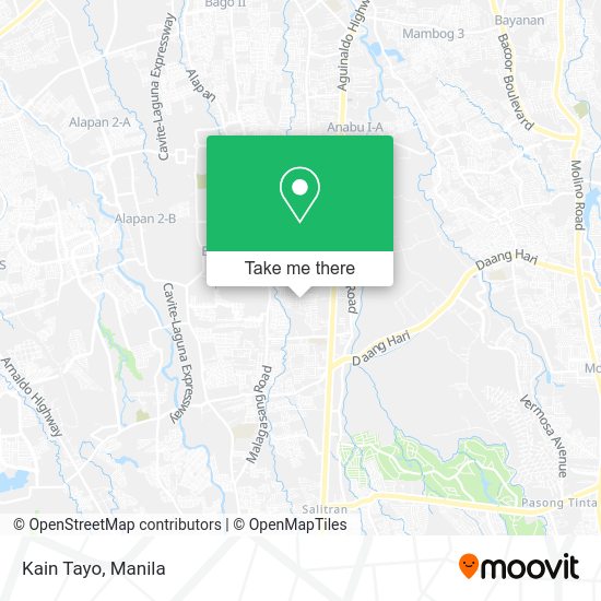 Kain Tayo map