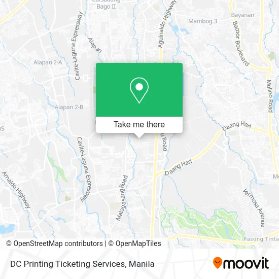 DC Printing Ticketing Services map