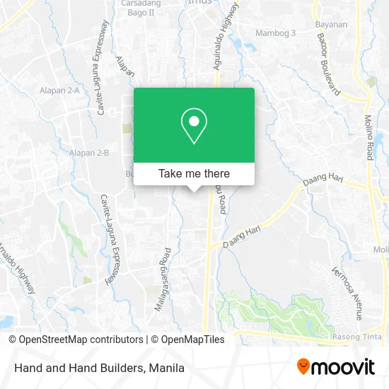 Hand and Hand Builders map