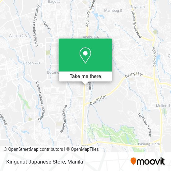 Kingunat Japanese Store map