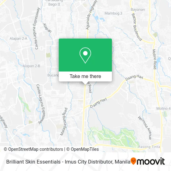 Brilliant Skin Essentials - Imus City Distributor map