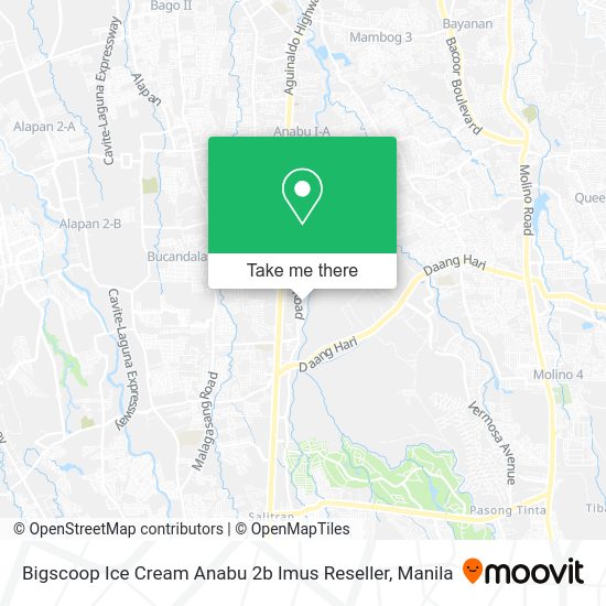 Bigscoop Ice Cream Anabu 2b Imus Reseller map