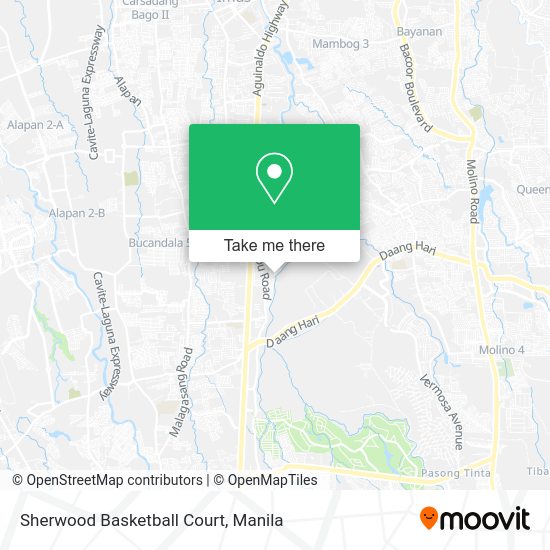 Sherwood Basketball Court map