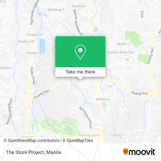 The Store Project map