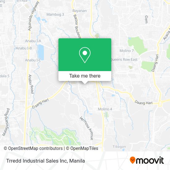 Trredd Industrial Sales Inc map