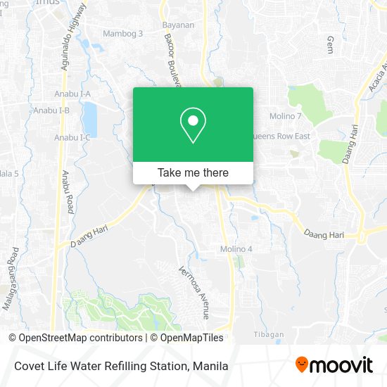 Covet Life Water Refilling Station map