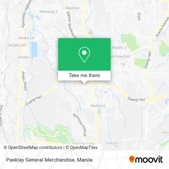 Paeklay General Merchandise map