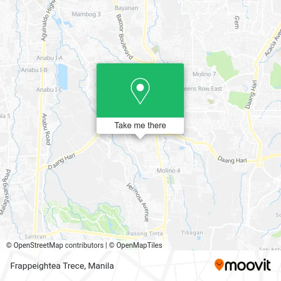 Frappeightea Trece map