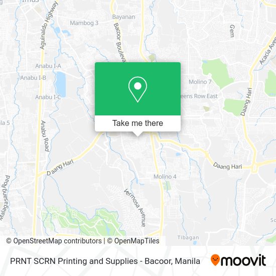 PRNT SCRN Printing and Supplies - Bacoor map