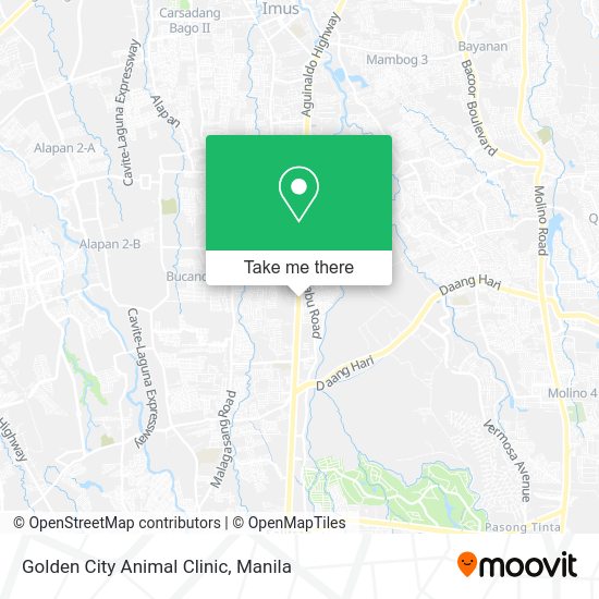 Golden City Animal Clinic map