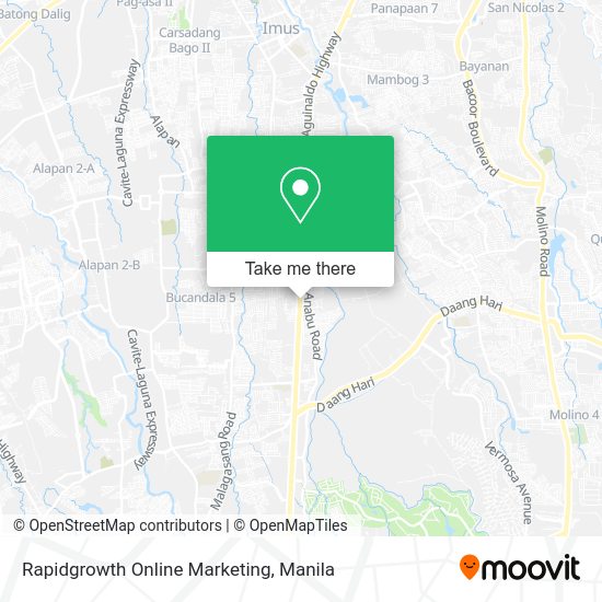 Rapidgrowth Online Marketing map