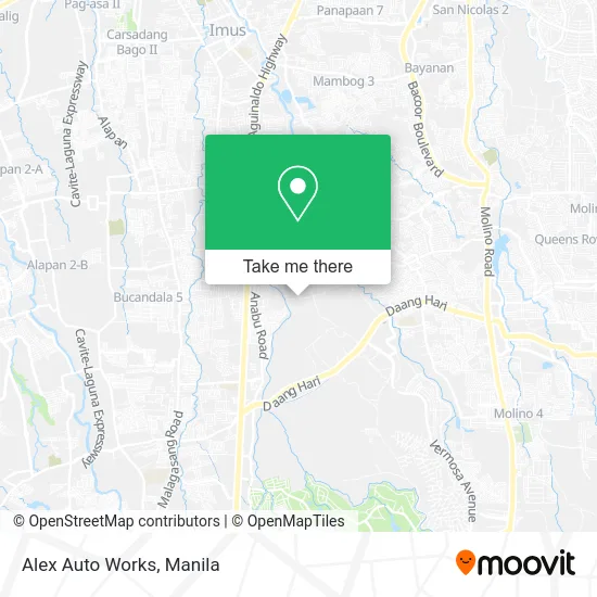 Alex Auto Works map