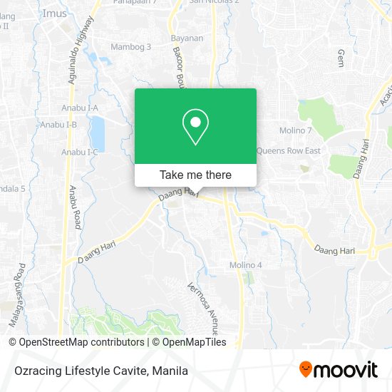 Ozracing Lifestyle Cavite map