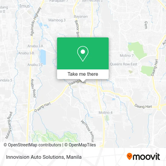 Innovision Auto Solutions map