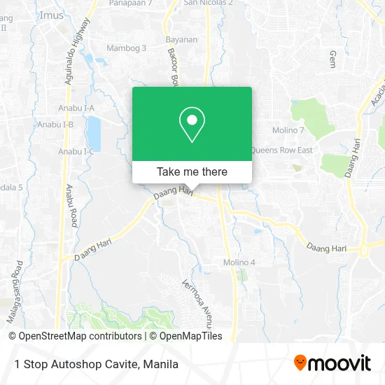 1 Stop Autoshop Cavite map