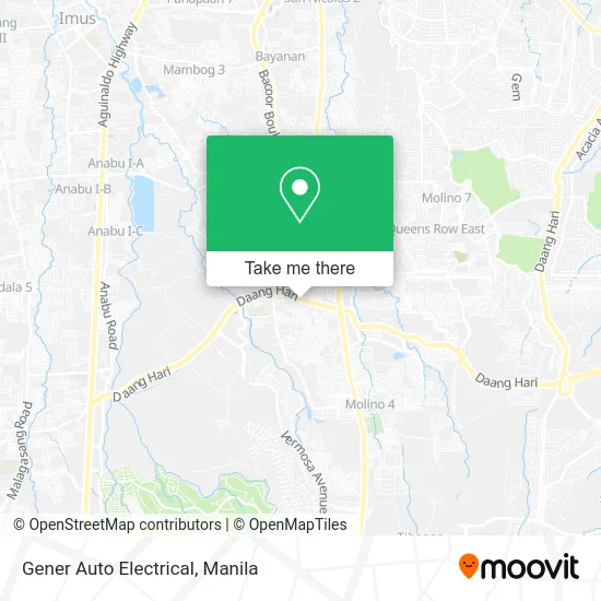 Gener Auto Electrical map