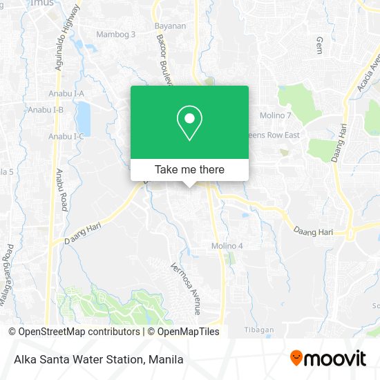 Alka Santa Water Station map