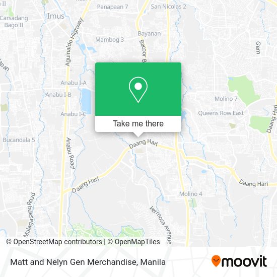 Matt and Nelyn Gen Merchandise map