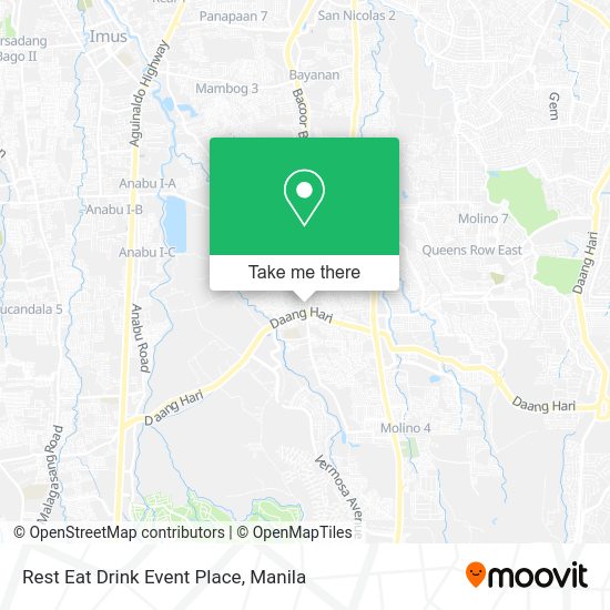 Rest Eat Drink Event Place map