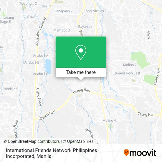 International Friends Network Philippines Incorporated map