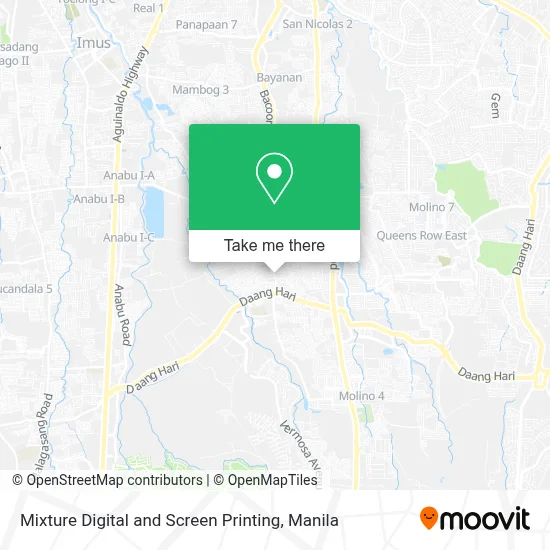 Mixture Digital and Screen Printing map