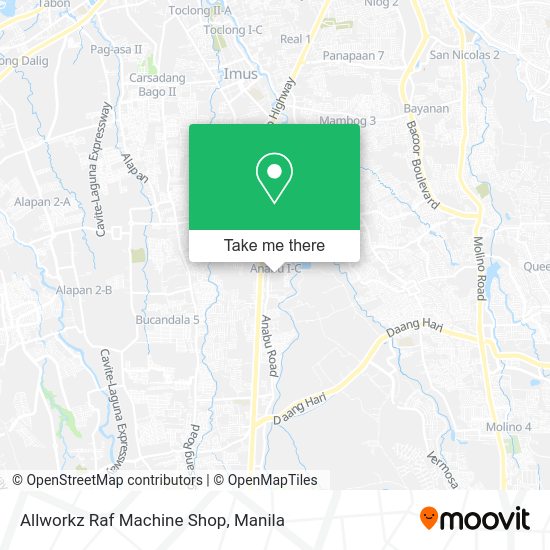Allworkz Raf Machine Shop map