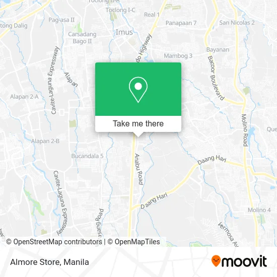 Almore Store map