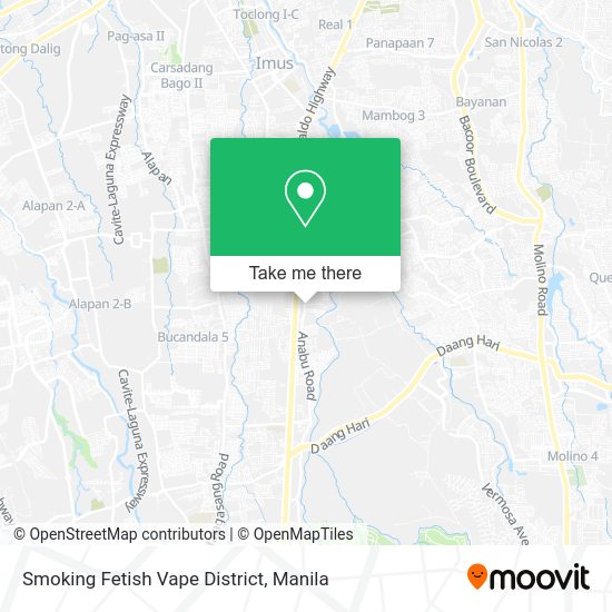 Smoking Fetish Vape District map