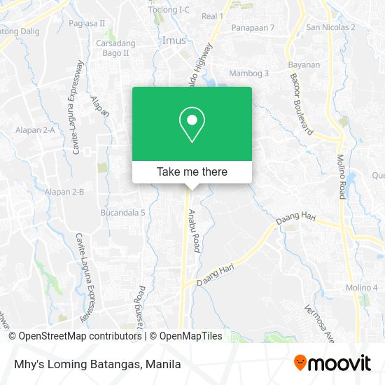 Mhy's Loming Batangas map