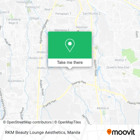 RKM Beauty Lounge Aesthetics map