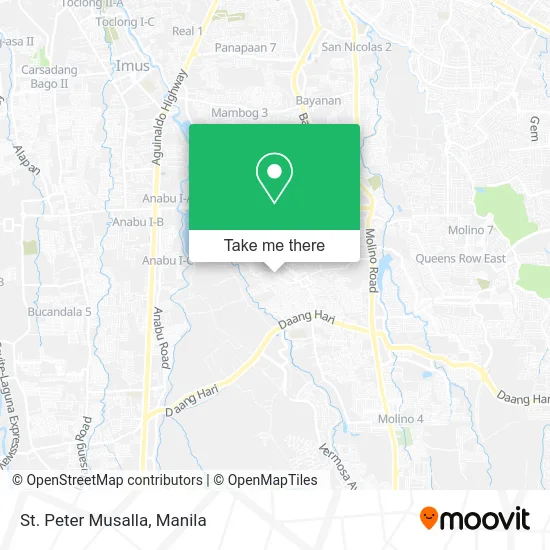 St. Peter Musalla map