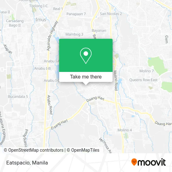 Eatspacio map