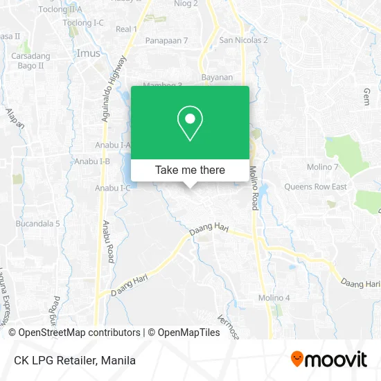 CK LPG Retailer map