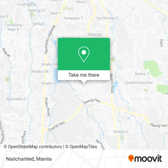 Nailchanted map