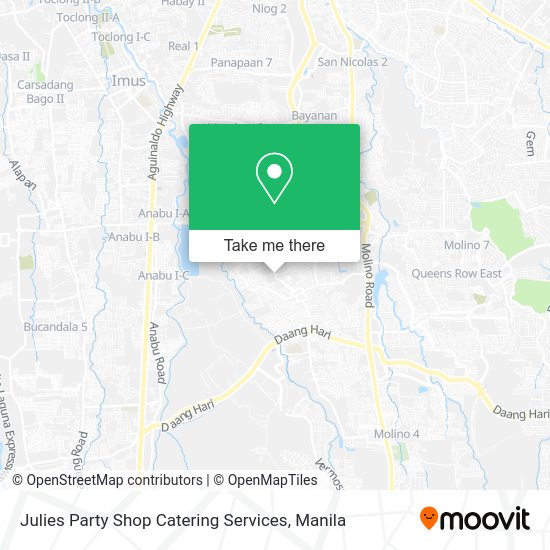 Julies Party Shop Catering Services map